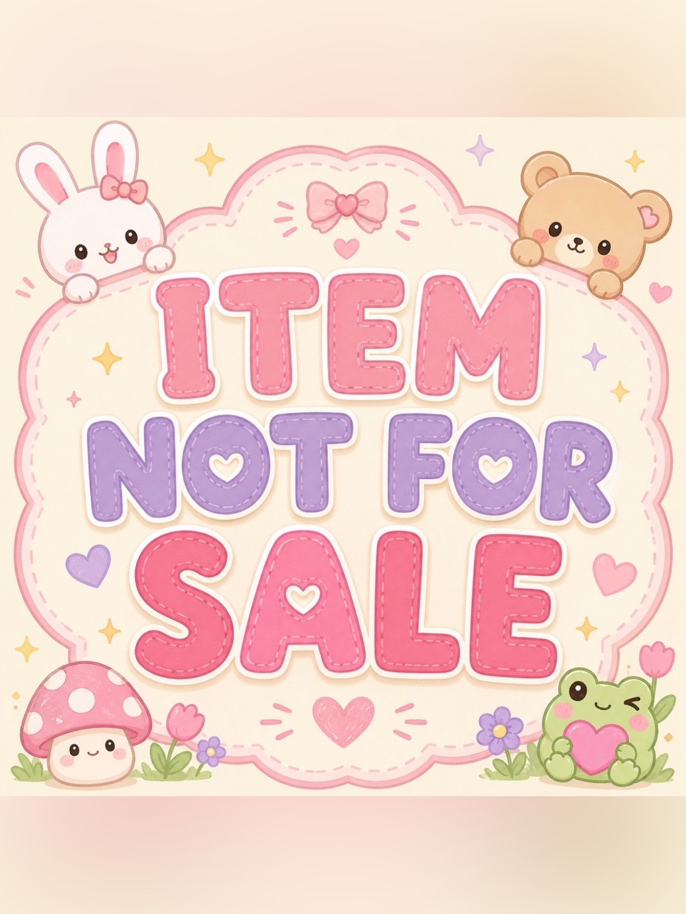 This item is not for sale